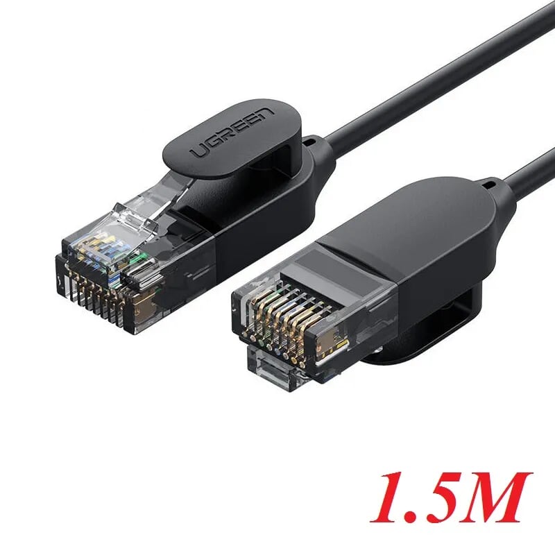 Ugreen 70333 1.5m cáp mạng cat6a utp od2.8 siêu nhỏ thuần đồng nw122