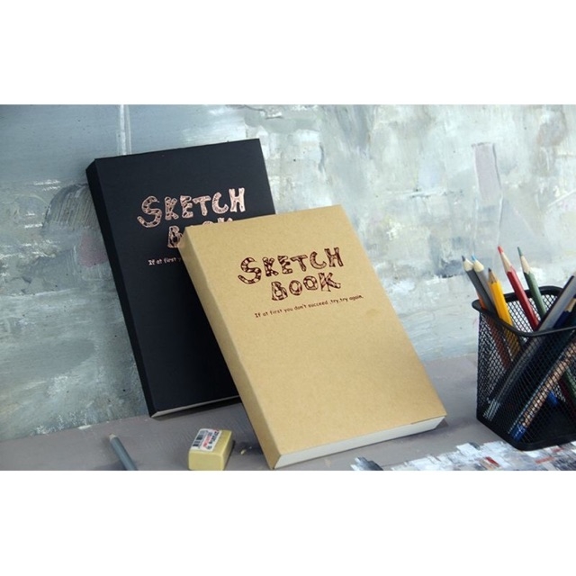 Sổ vẽ potentate sketchbook A5/A4 100gsm(120tờ, smooth)