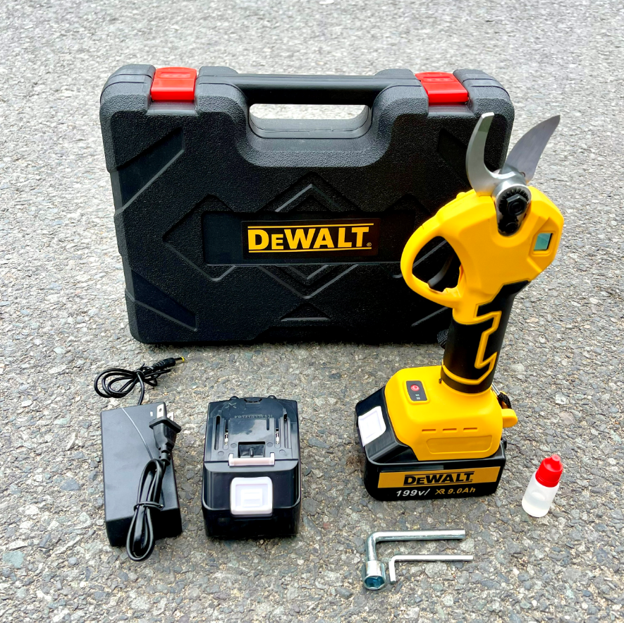 Máy cắt tỉa cành dùng pin Dewalt, kéo cắt cành cây động cơ không chổi than siêu khỏe cho nghề làm vườn cây cảnh
