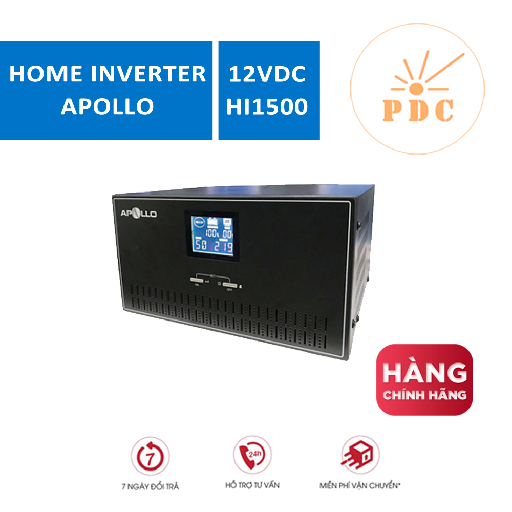Bộ lưu điện apollo hi1500 1500va 1000w sin chuẩn -