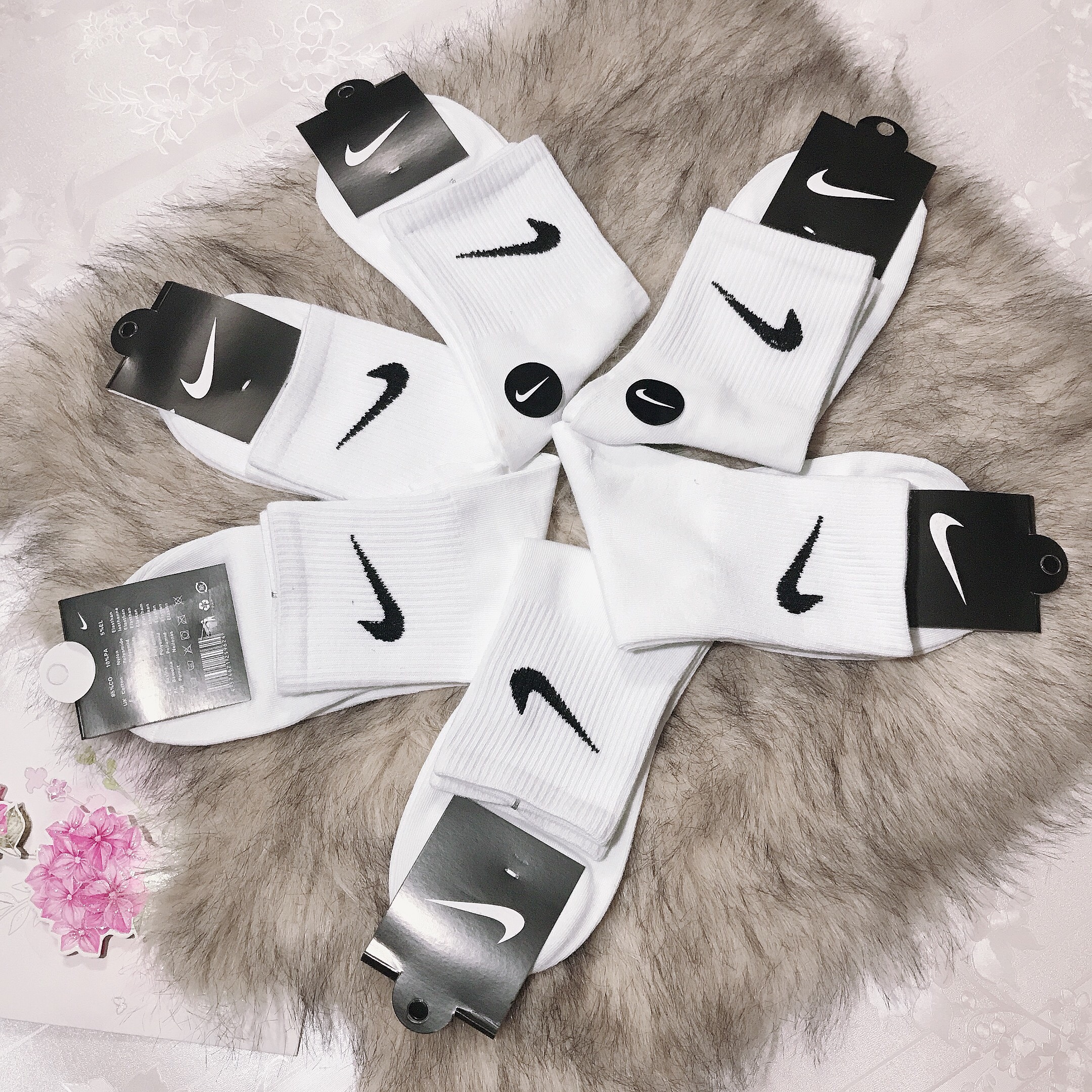 Tất nam nữ cổ cao, set 5 đôi tất nam nữ chất cotton khử mùi kháng khuẩn - Thời Trang Hàn Quốc