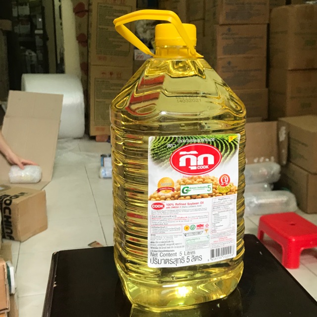 5lit - dầu đậu nành thái lan nguyên chất 100%