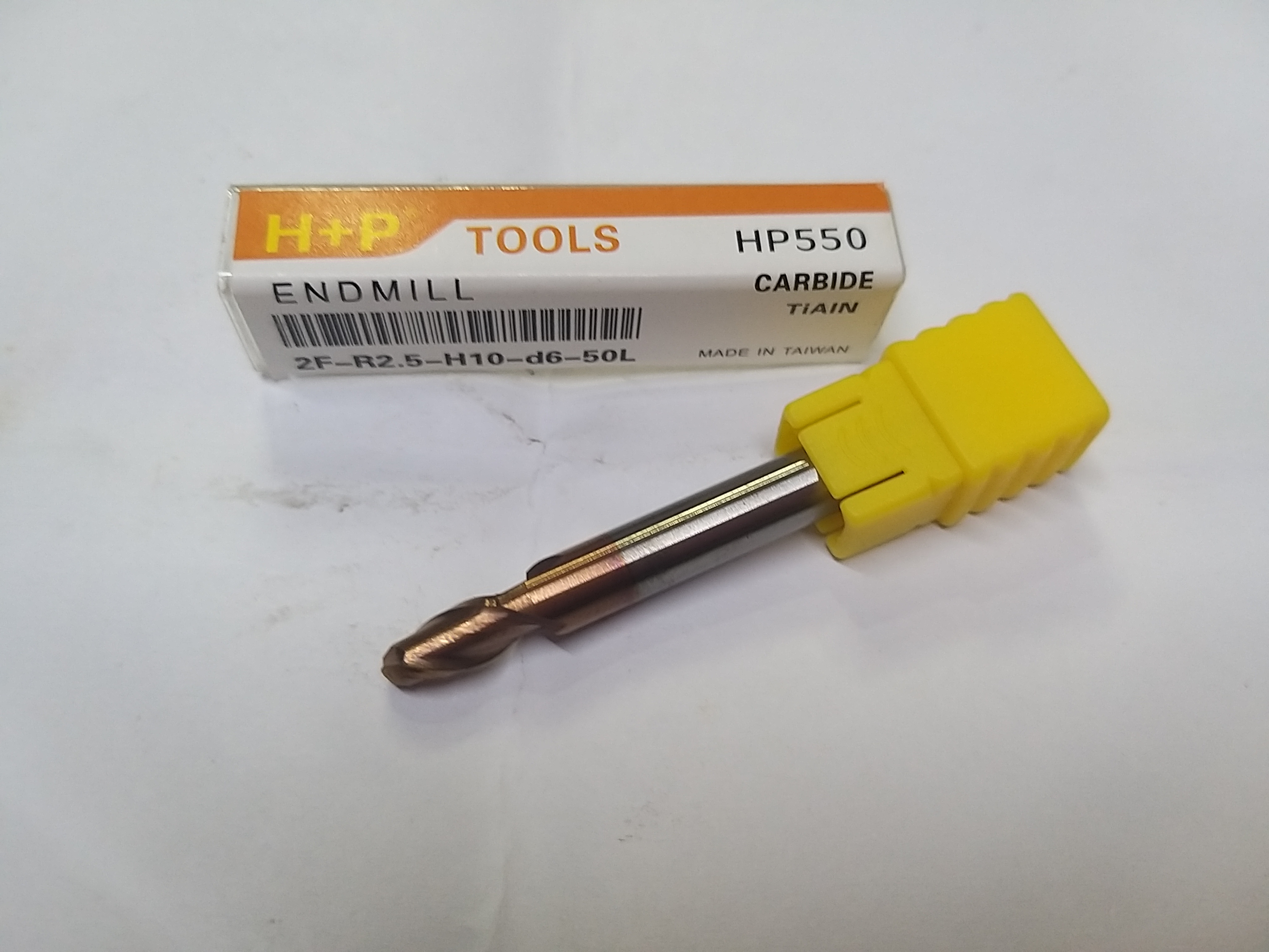 [HCM]Mũi Phay Hợp Kim CNC Vàng Cầu (R2.5ly) Cao Cấp H+P