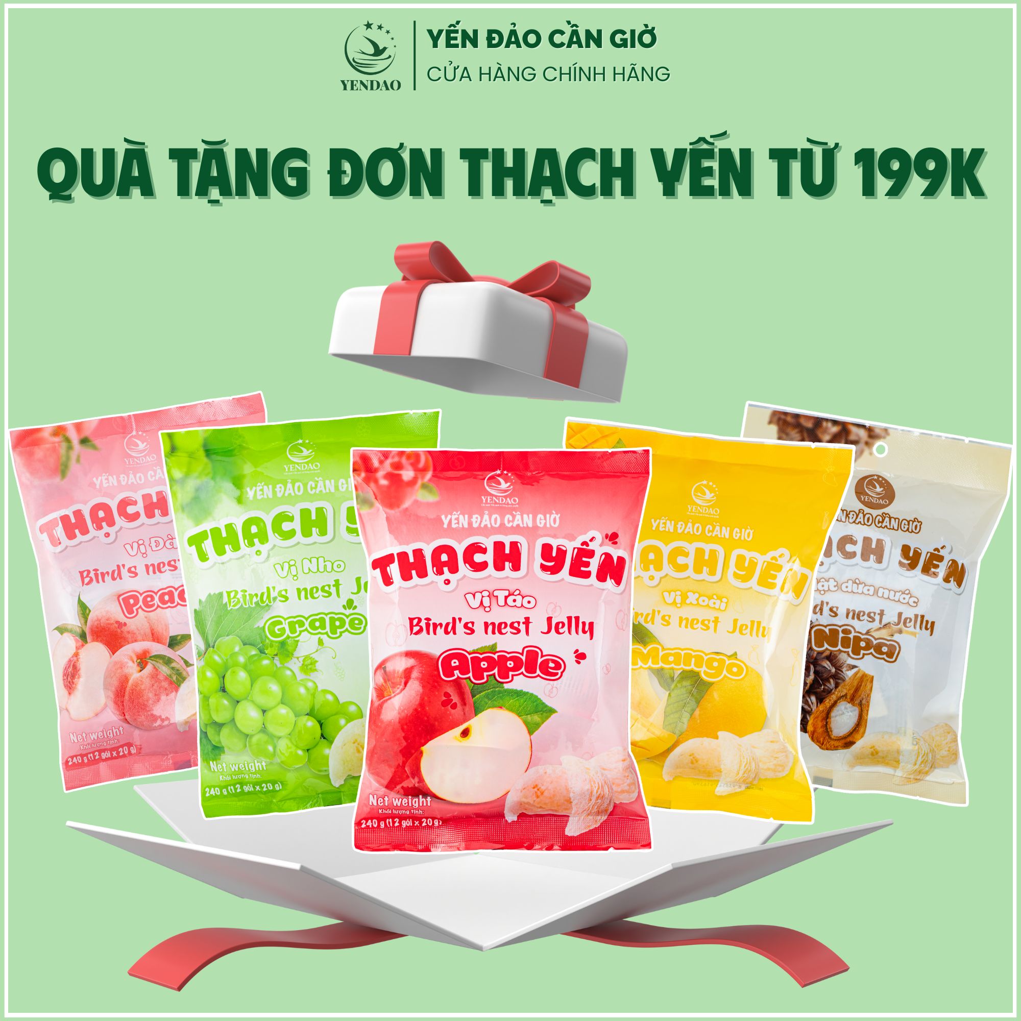 Yến Đảo - Quà Tặng Cho Đơn 219k Thạch Yến Thanh Mát Ngọt Dịu Dinh Dưỡng Cho Sức Khỏe