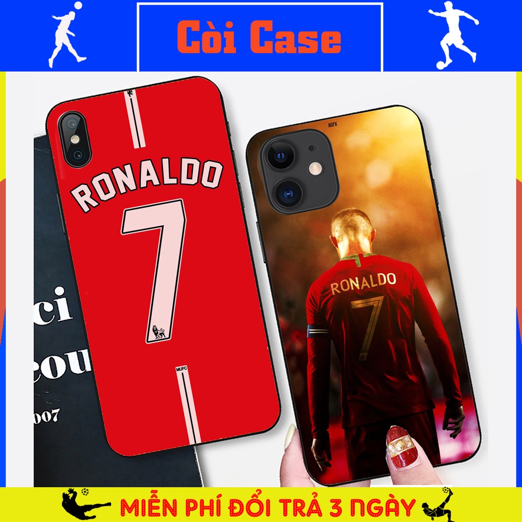 Ốp Lưng Iphone Kính Cường Lực Bóng In Hình CR7 - Manchester United Full Dòng Iphone ( Lỗi 1 Đổi 1 Trong 3 Ngày)
