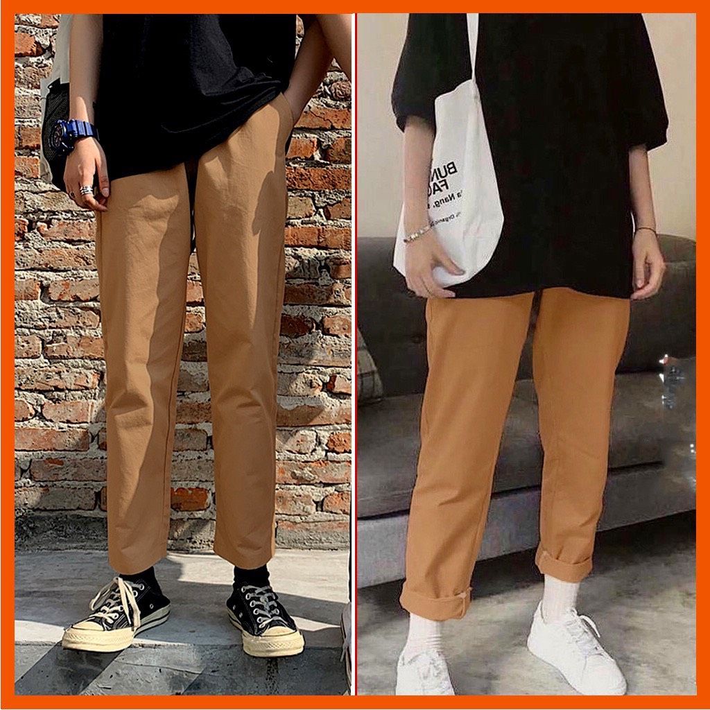 Quần Kaki Xuông Sắn Gấu Thời Trang Teen Fashion Unisex Ullzang Ms888