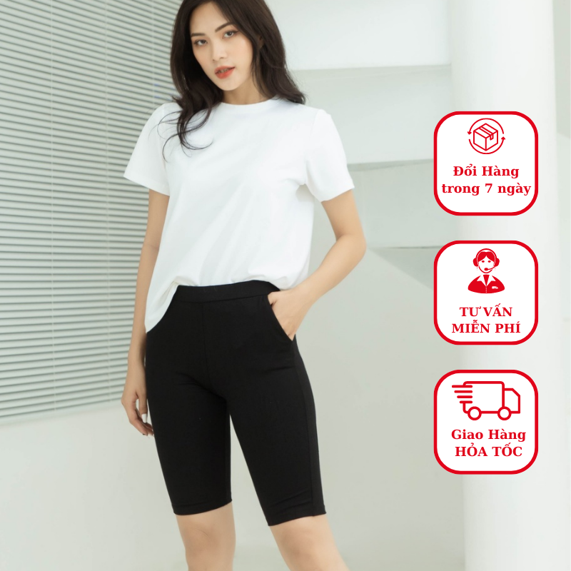 Quần legging lửng nữ cạp cao nâng mông ôm dáng chất cotton ASOS cao cấp mã TT14