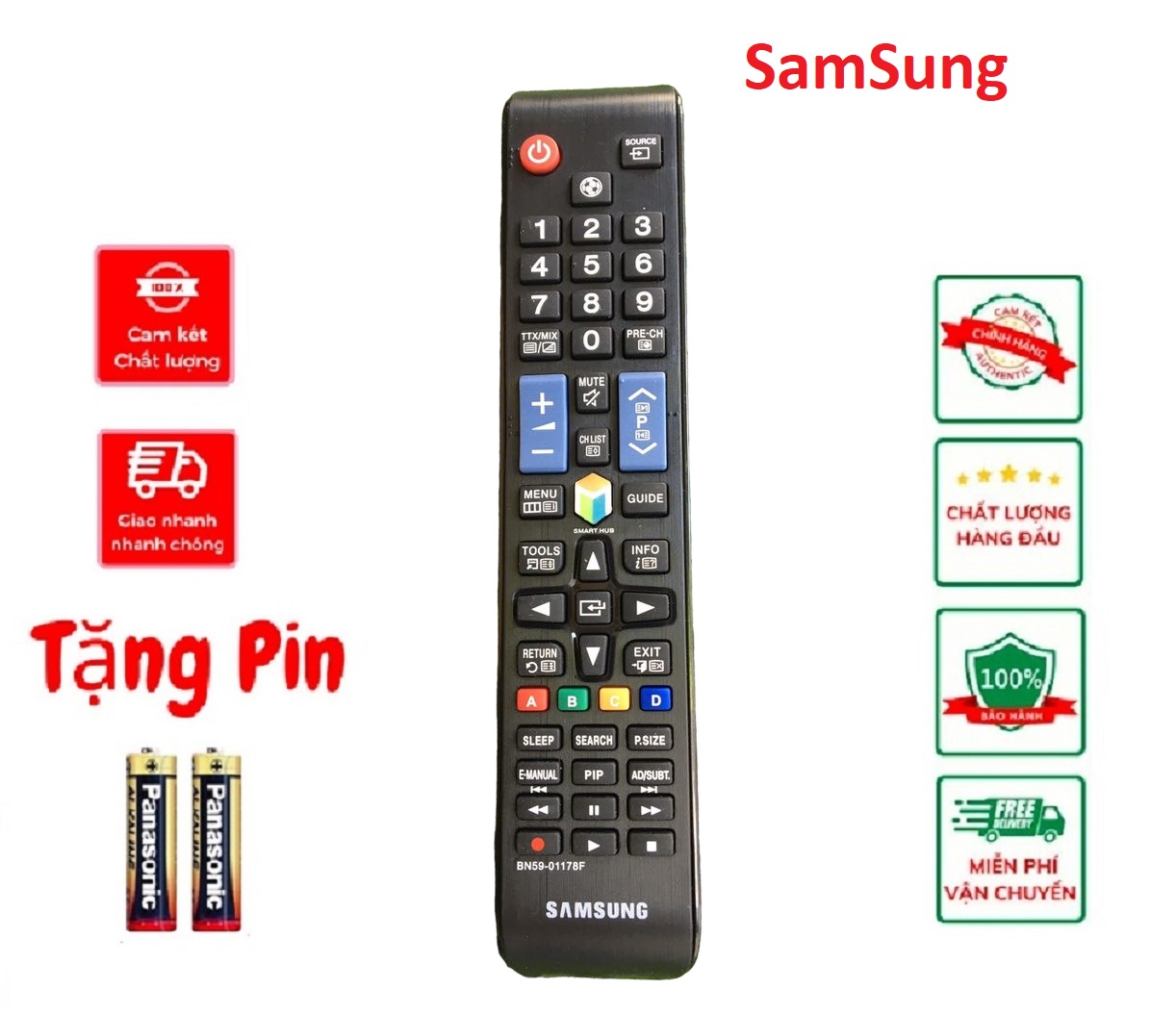 Điều khiển tivi SamSung smart internet loại dài Hàng tốt