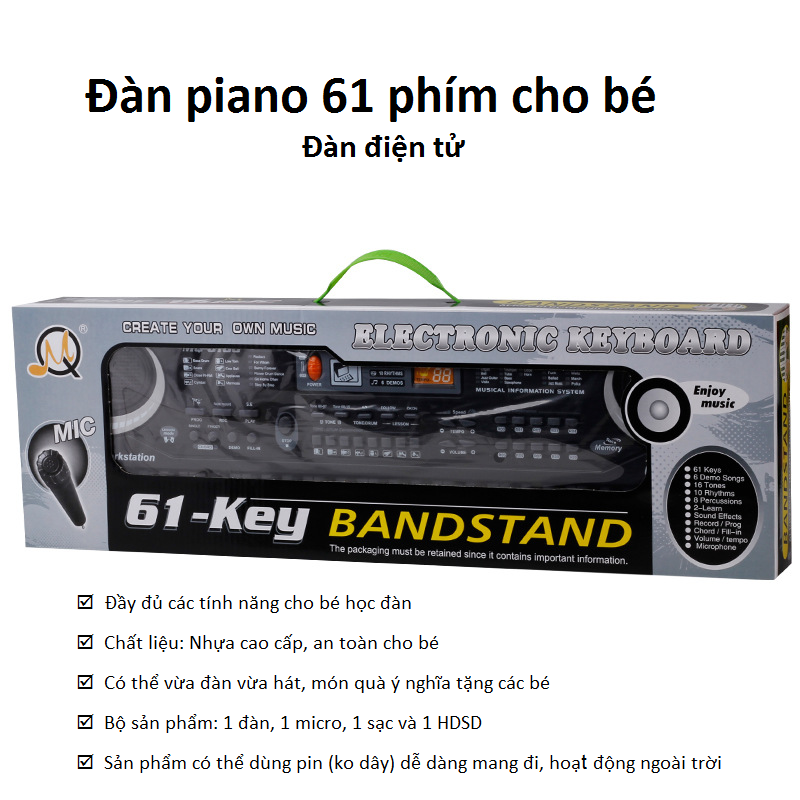 Đàn piano 61 phím cho bé