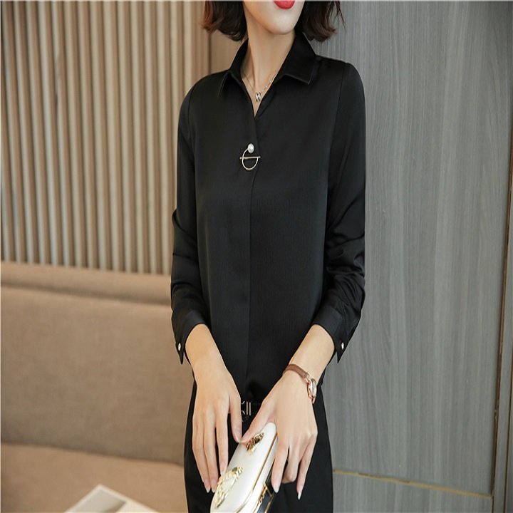 Áo sơmi nữ tay dài thời trang sang trọng -ap090