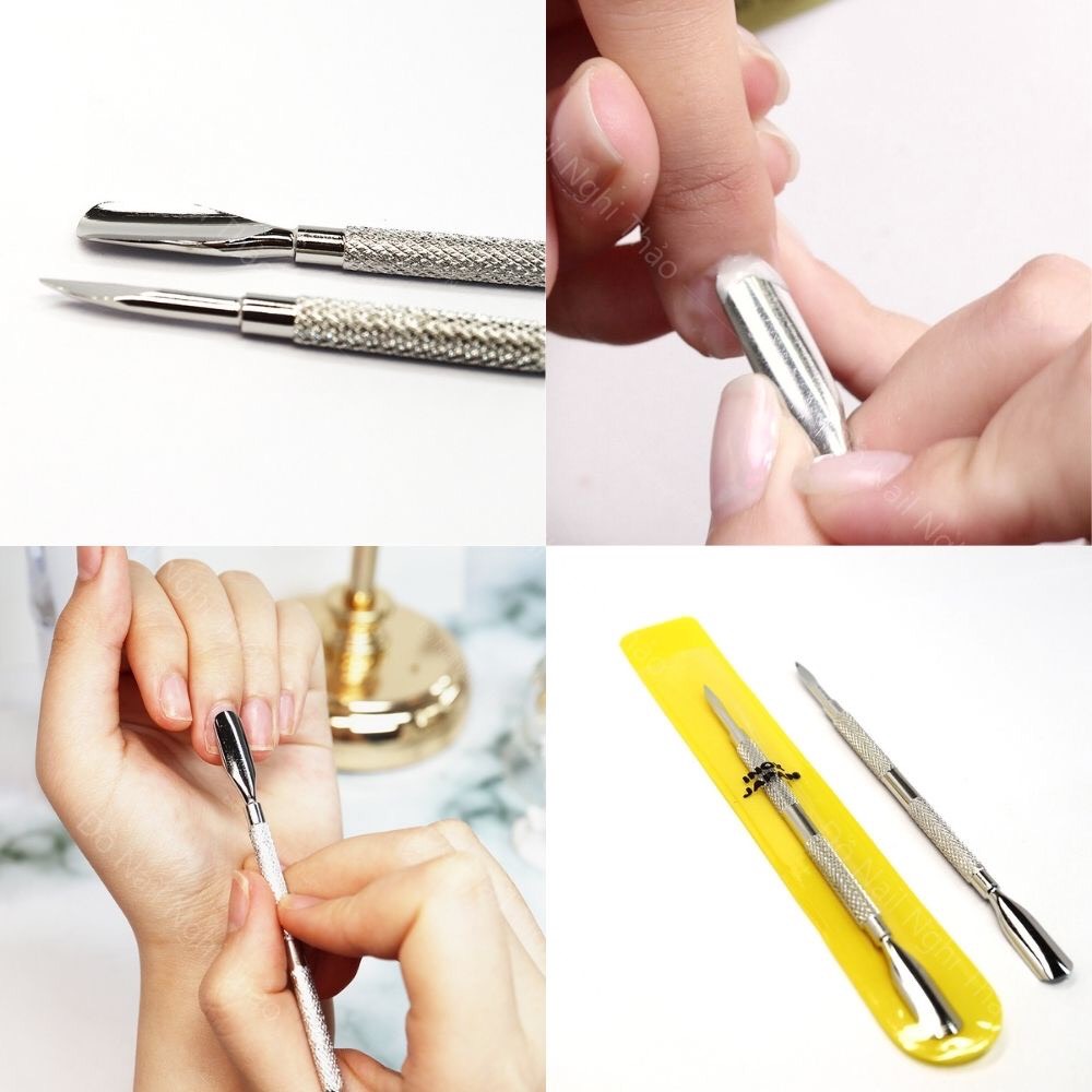 đẩy da , lấy khóe nail