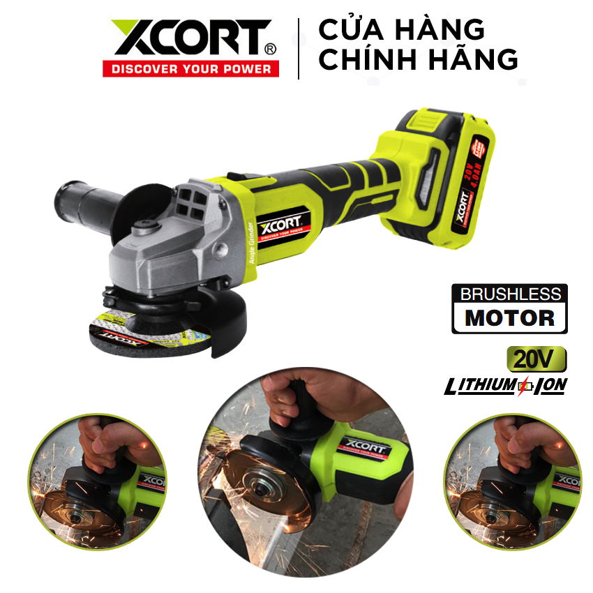 Máy mài cầm tay - Máy mài cầm tay dùng pin - Máy không chổi than Pin cực Khỏe