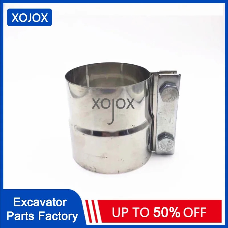 Xojox cho Volvo 210B Muffler clip/ec210b/Muffler Clip ống xả Kẹp chất lượng cao Máy xúc phụ kiện miễn phí vận chuyển