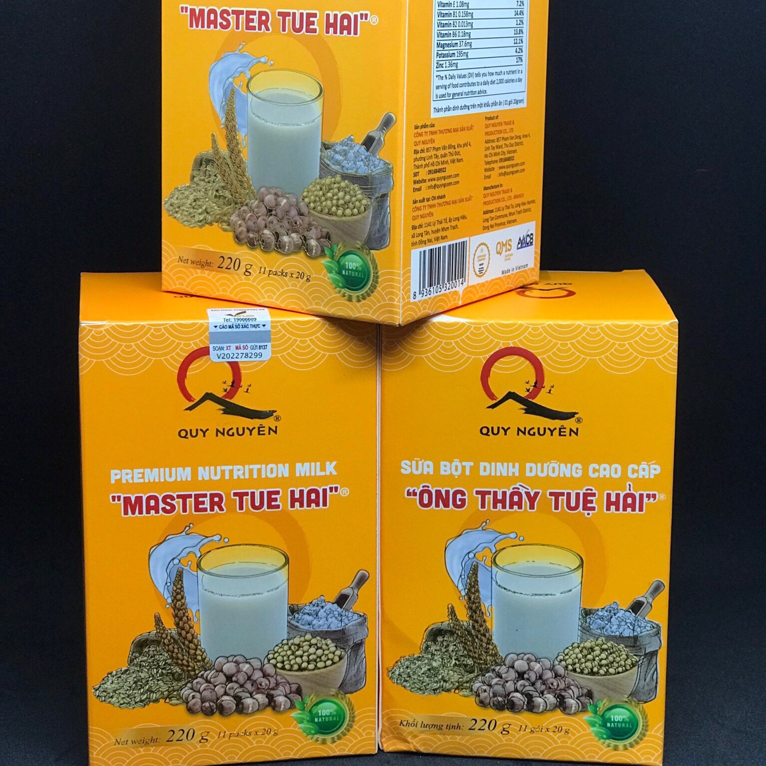 Combo 12 hộp sữa dinh dưỡng cao cấp ông thầy tuệ hải