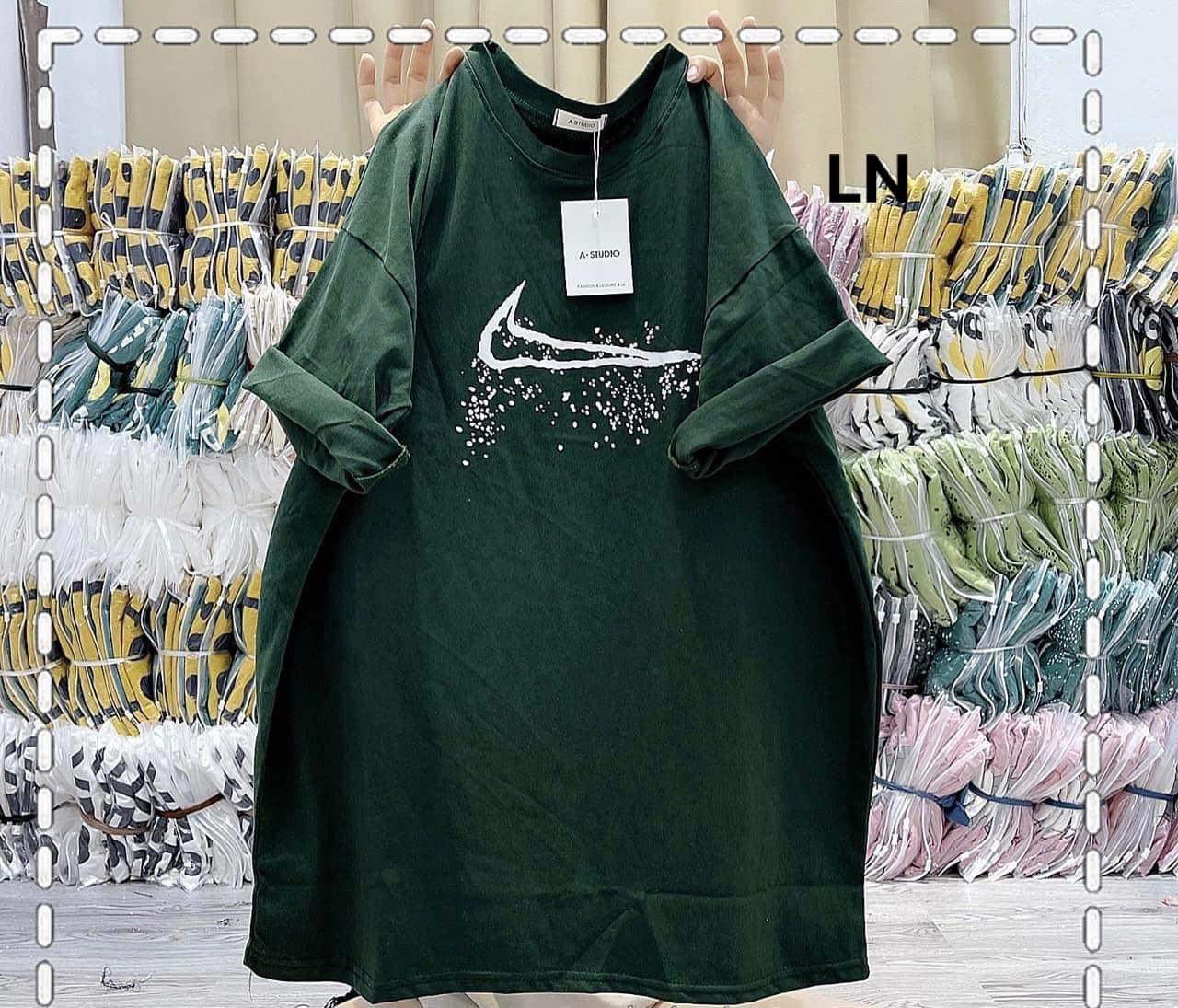 Áo thun dấu phẩy chấm Chất cotton su,ln