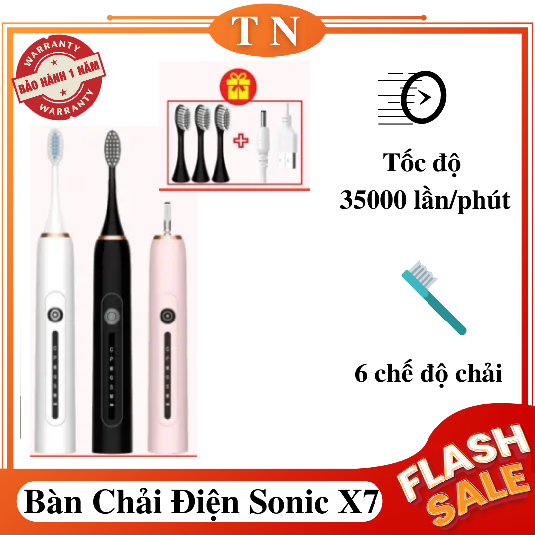 Electric toothbrush Sonic X7 upgrade bundled brush head