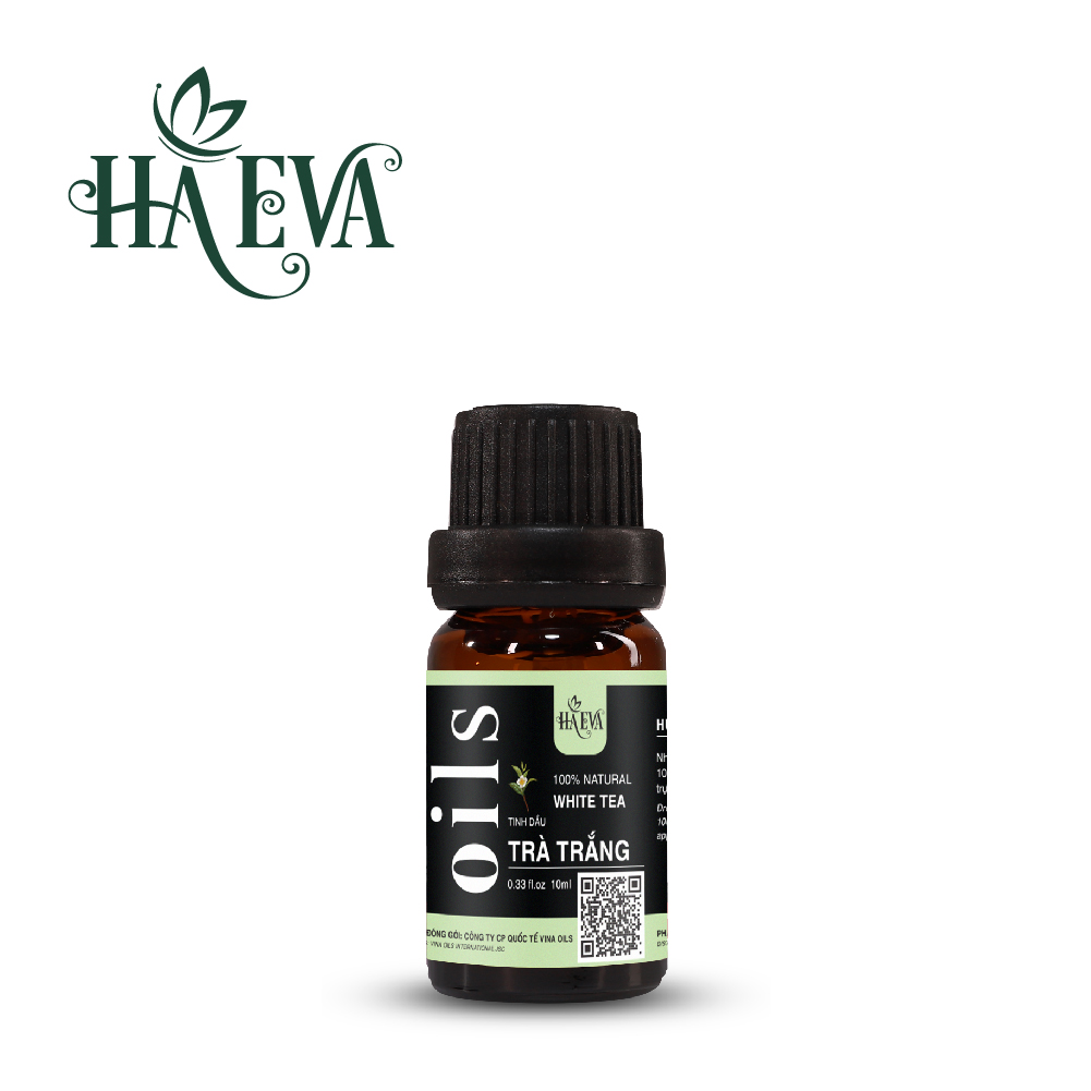 Tinh dầu xông trà trắng haeva cao cấp,100% thiên nhiên, thanh lọc, tạo không gian mát mẻ, dễ chịu, chai 10ml/30m/100ml