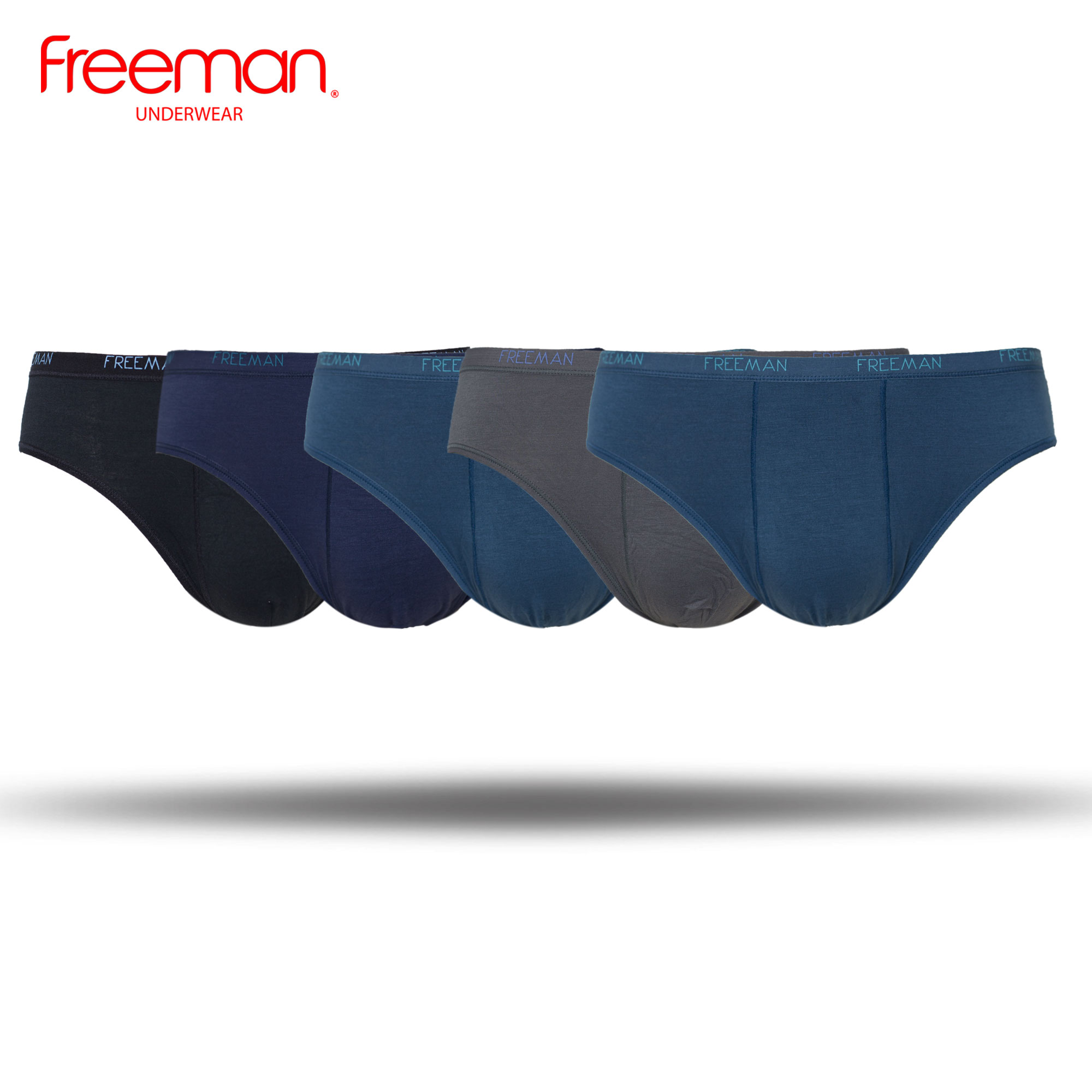 Combo 5 Quần lót nam chất liệu viscose Freeman 6040