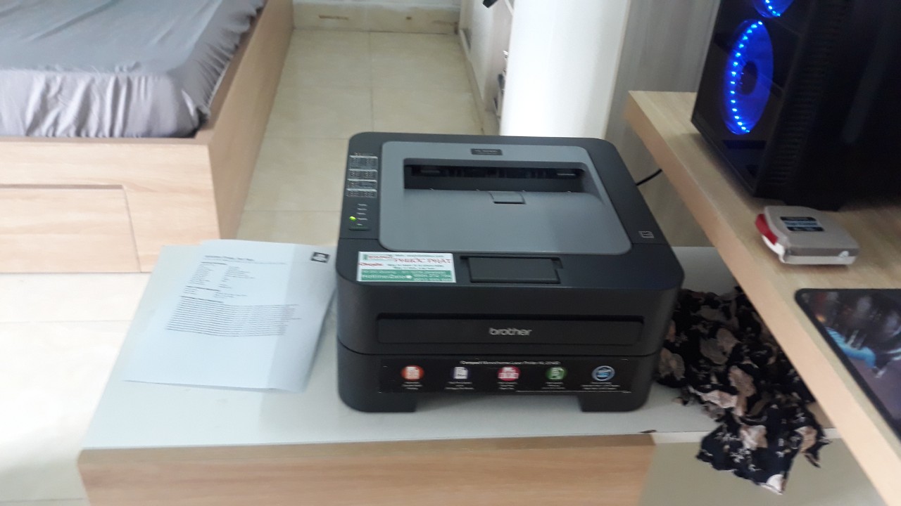 Máy in laser hai mặt brother 2240d mực rẽ tự châm