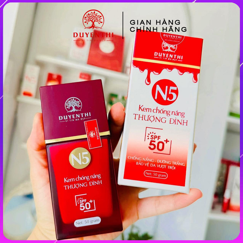 Kem chống nắng thượng đình n5 duyên thị bách y sâm mẫu mới 2024
