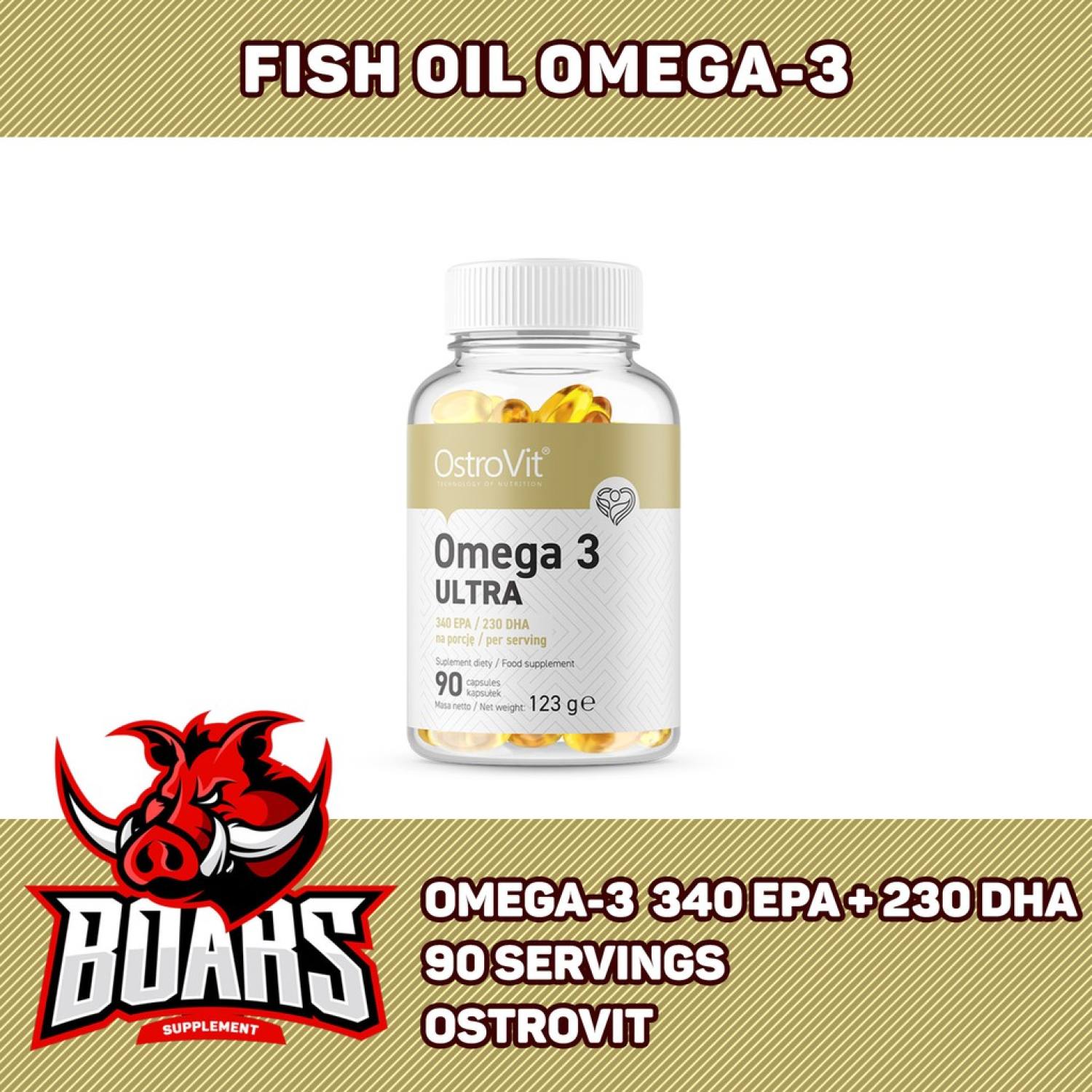 Dầu Cá Ostrovit Omega-3 Ultra