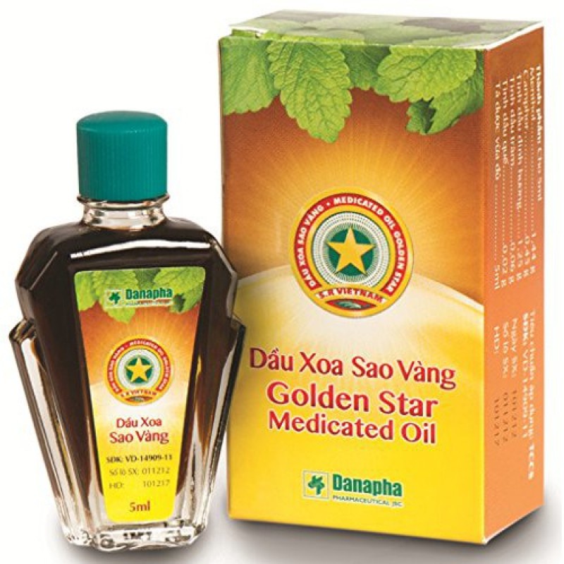 Dầu xoa sao vàng 5ml Rẻ vô địch]