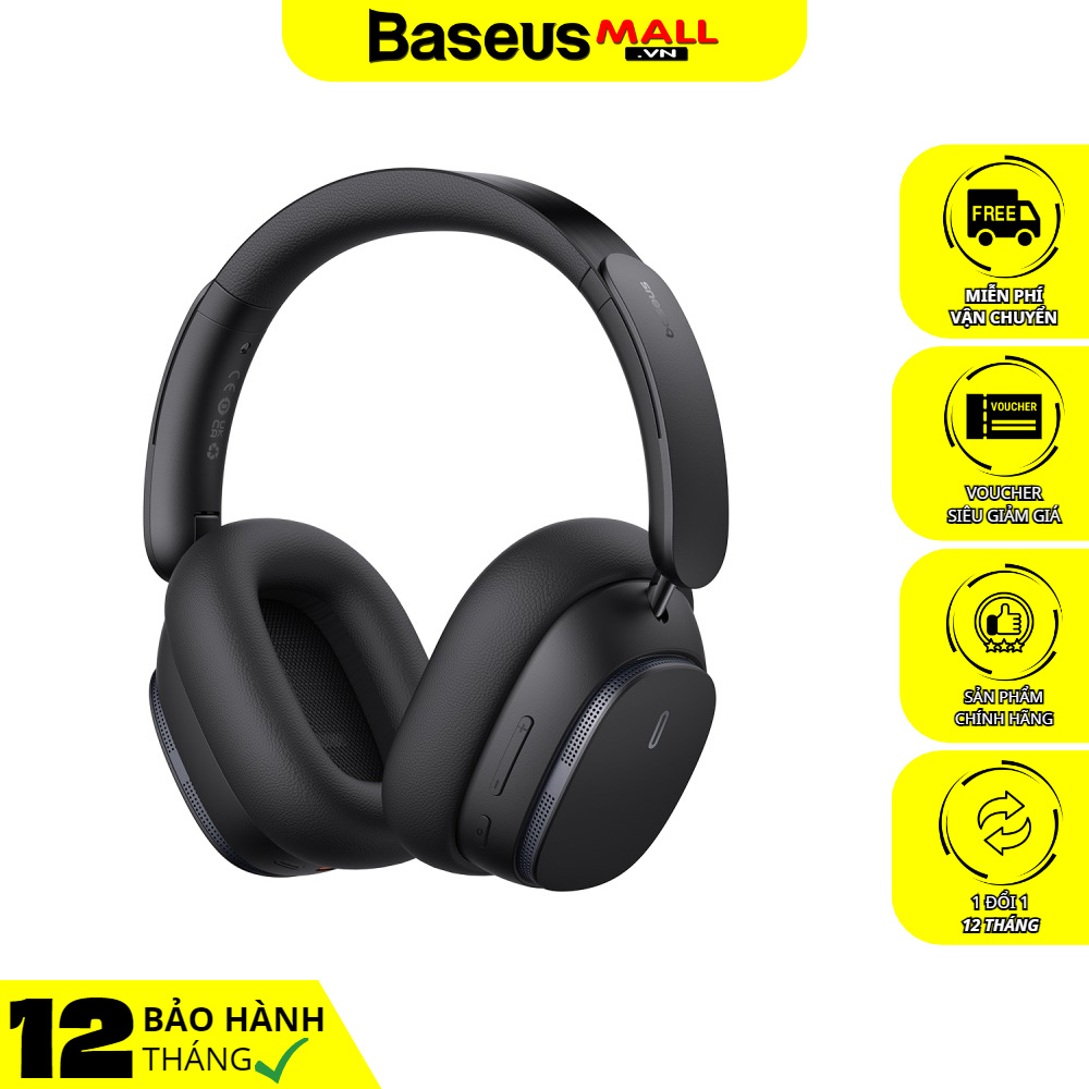 Tai Nghe Chụp Tai Chống Ồn Baseus Bowie H1 Pro Noise-Cancellation Wireless Headphones
