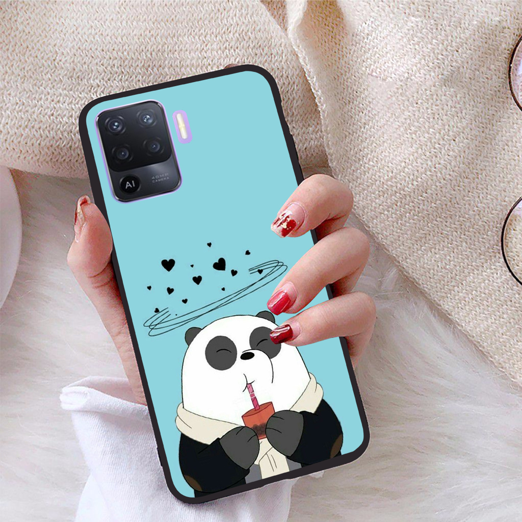 [HCM]Ốp lưng Oppo A94 viền dẻo TPU BST Chúng ta là Gấu