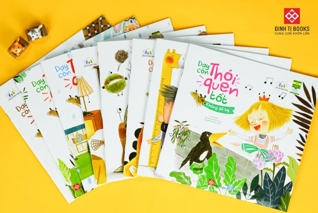 Sách dạy con thói quen tốt - tự tin can đảm không đố kỵ không tức giận không tham lam không nói dối - đinh tị