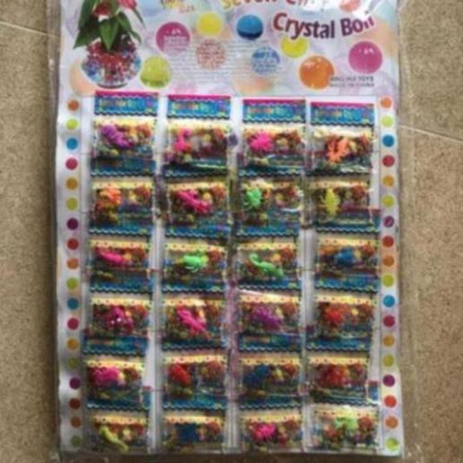 {Freeship} 1 Vi gồm 24 gói tinh thể hạt nở, đồ chơi trẻ em, hạt nở, vi hạt nở, shophangthuan