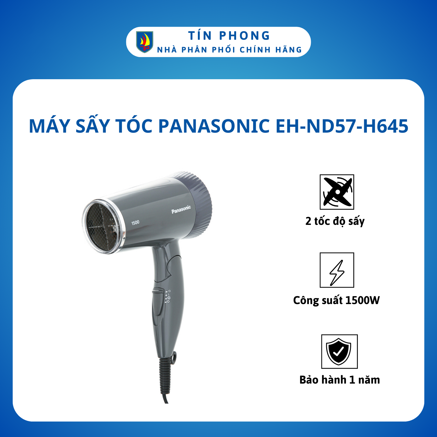 Máy sấy tóc panasonic eh-nd57-h645