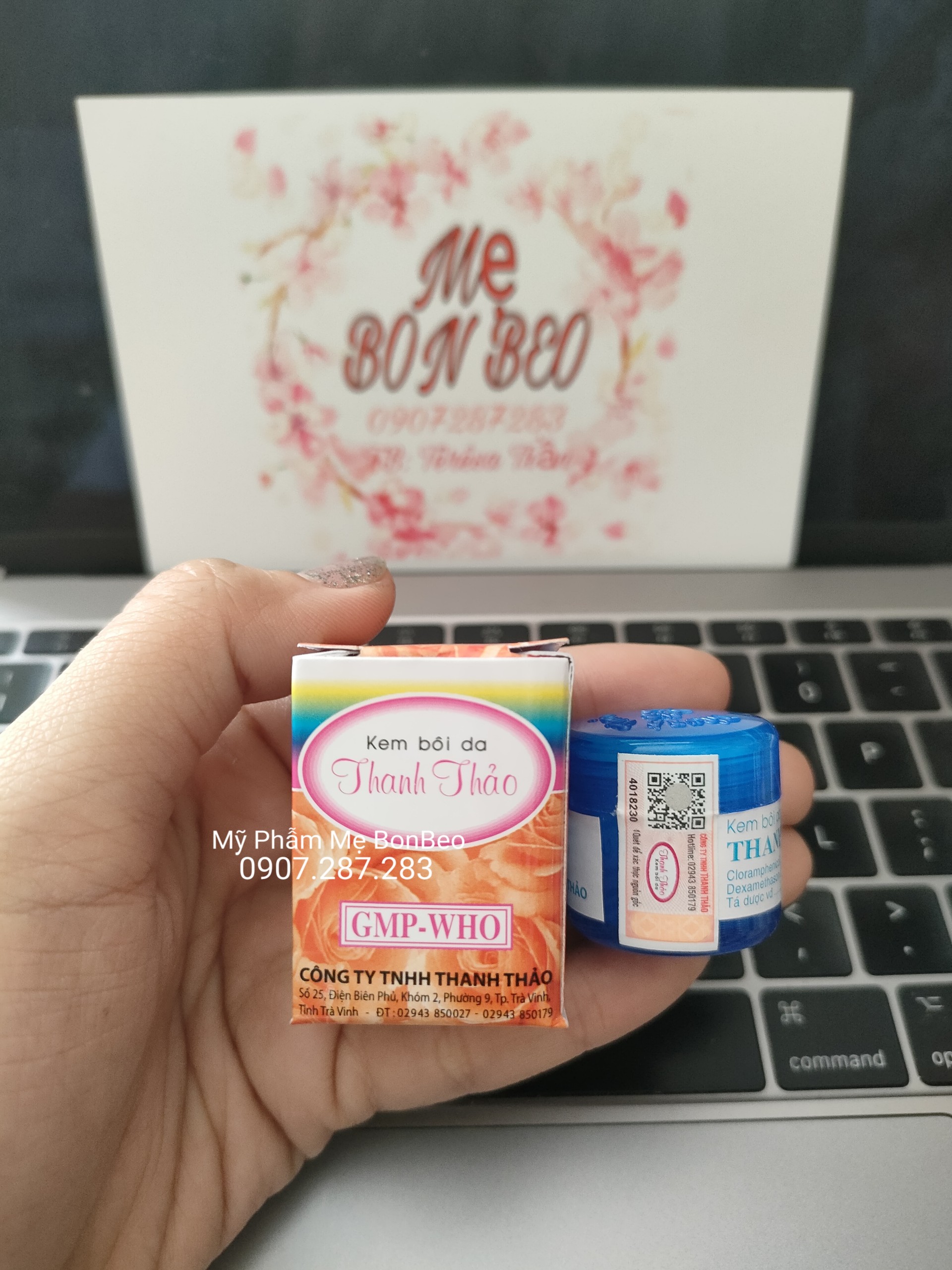 Kem Thanh Thảo sạch mụn nám trắng da 4g có tem