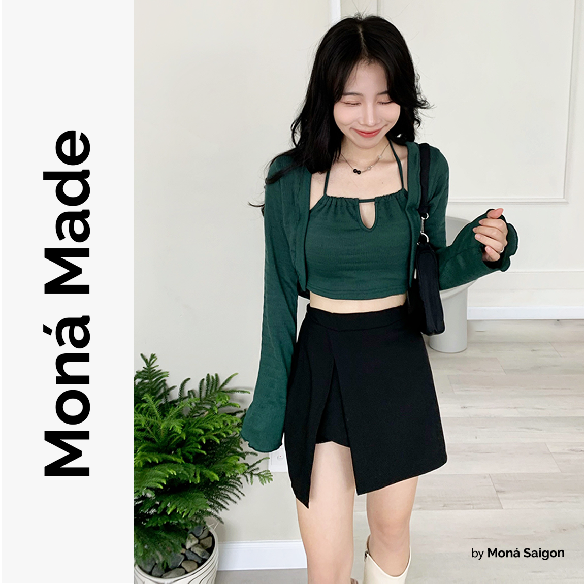 Set áo cardigan moná - pea