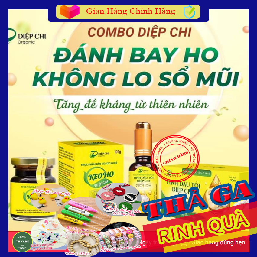 COMBO- TINH DẦU TỎI vs KEO HO - Dứt Điểm Ho, Sổ Mũi, Cảm Cúm- Chiết Xuất Hoàn Toàn Thiên Nhiên, Hàm Lượng Đậm Đặc Hơn, Dễ Sử Dụng - Phân Phối Trực Tiếp Từ Cty Diệp Chi Organic