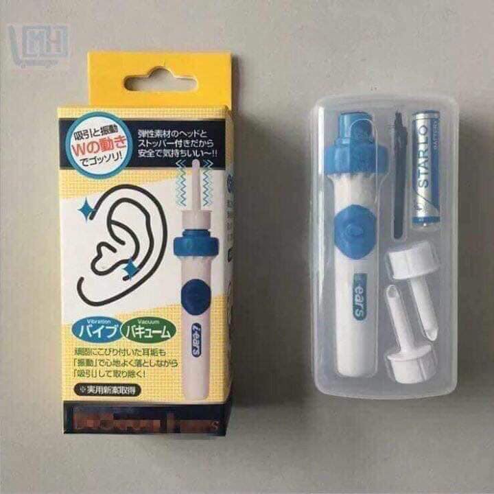 Máy Hút Ráy Tai Nhật Bản ❤️Freeship❤️ dụng cụ lấy ráy tai cao cấp, bộ máy hút ráy tai chuyên dụng mini