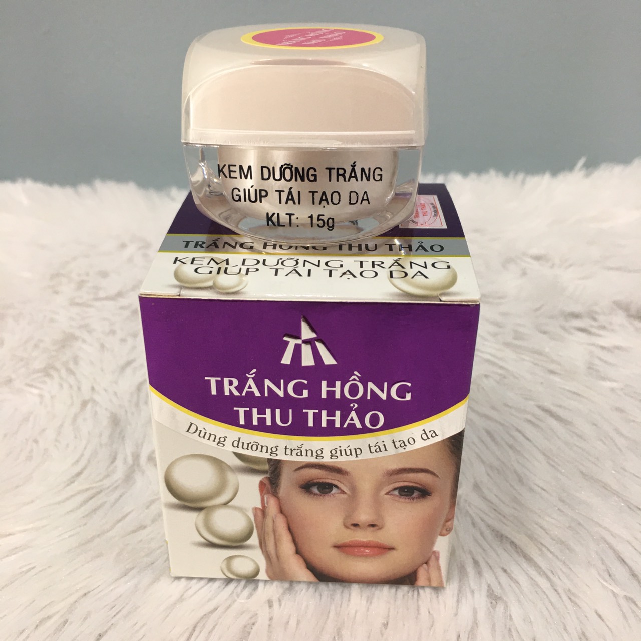 Kem dưỡng trắng tái tạo da 15g Trắng Hồng Thu Thảo