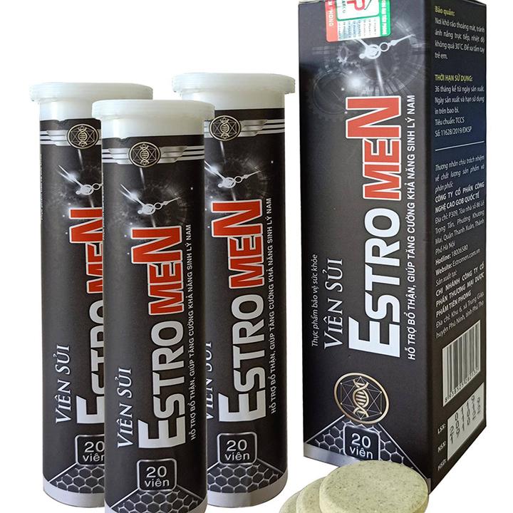 Viên sủi Estromen - Hộp 20 viên sủi