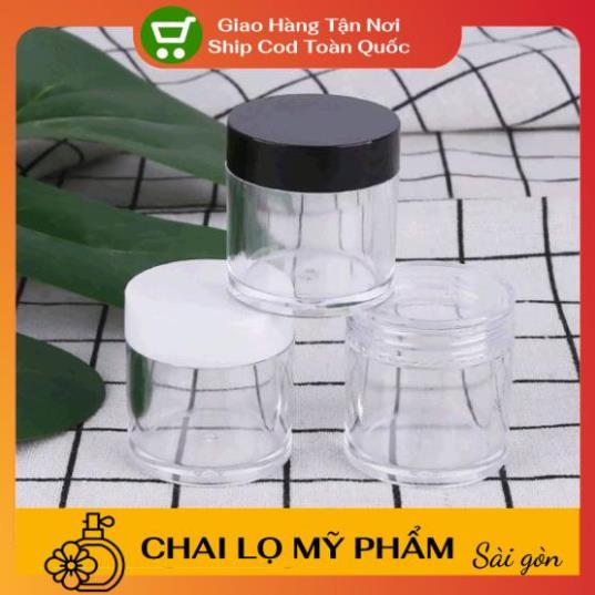 Hũ nhựa đựng kem 10g thân cao chiết mỹ phẩm