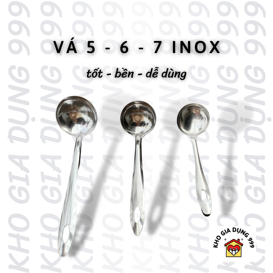 Vá 5-6-7 inox và vá lỗ 7 inox siêu dày và bền