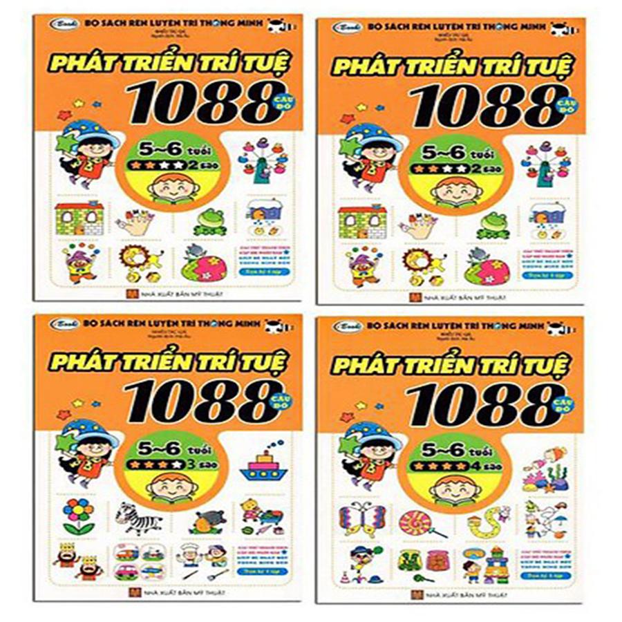 Combo 1088 câu đố phát triển trí tuệ 5-6 tuổi