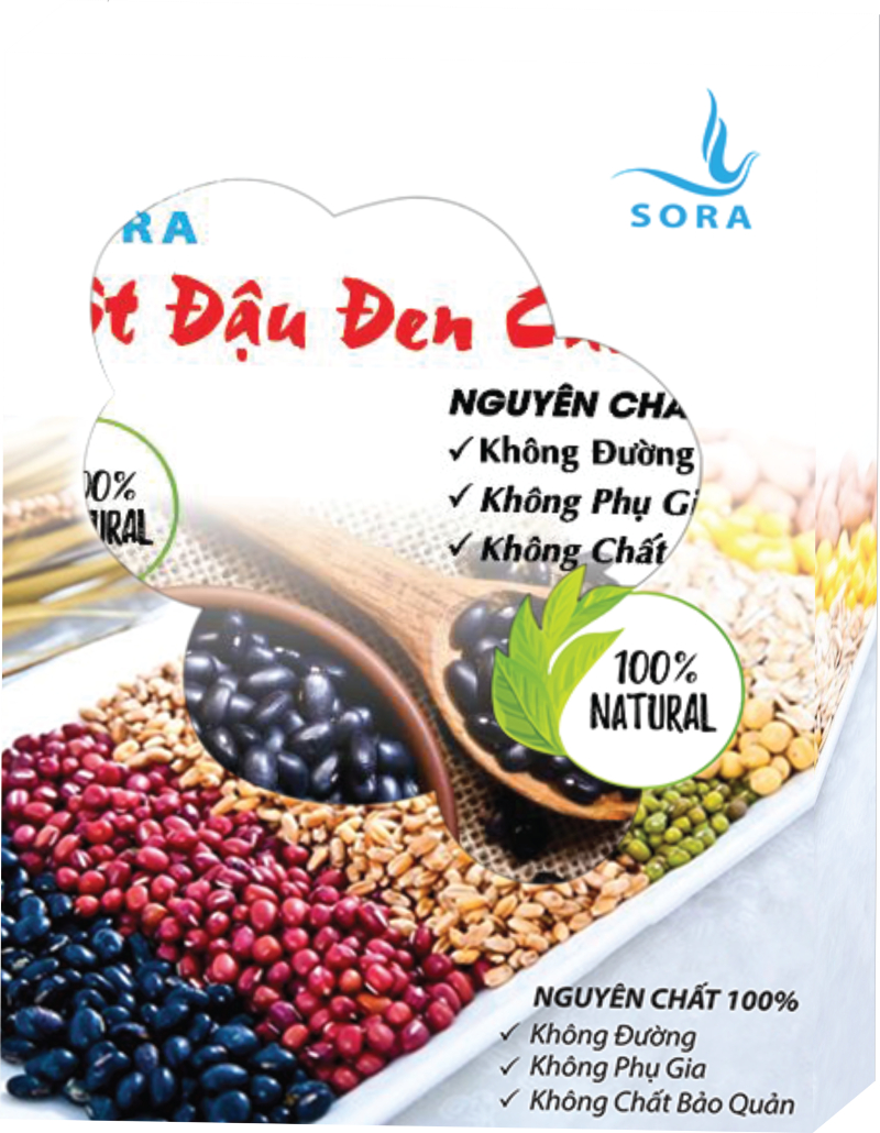 Sora Bột đậu đen cao cấp nguyên chất 100%