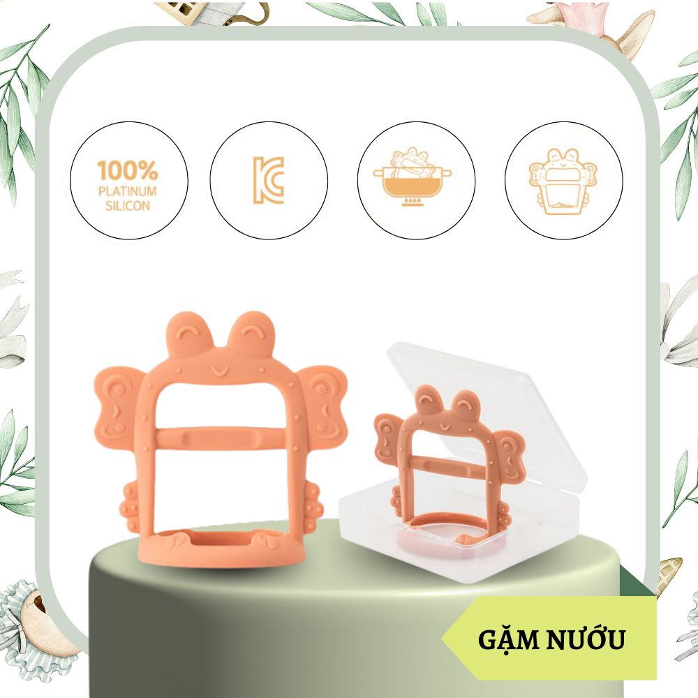 Gặm nướu đeo tay Silicone TGM cho bé- hình bướm