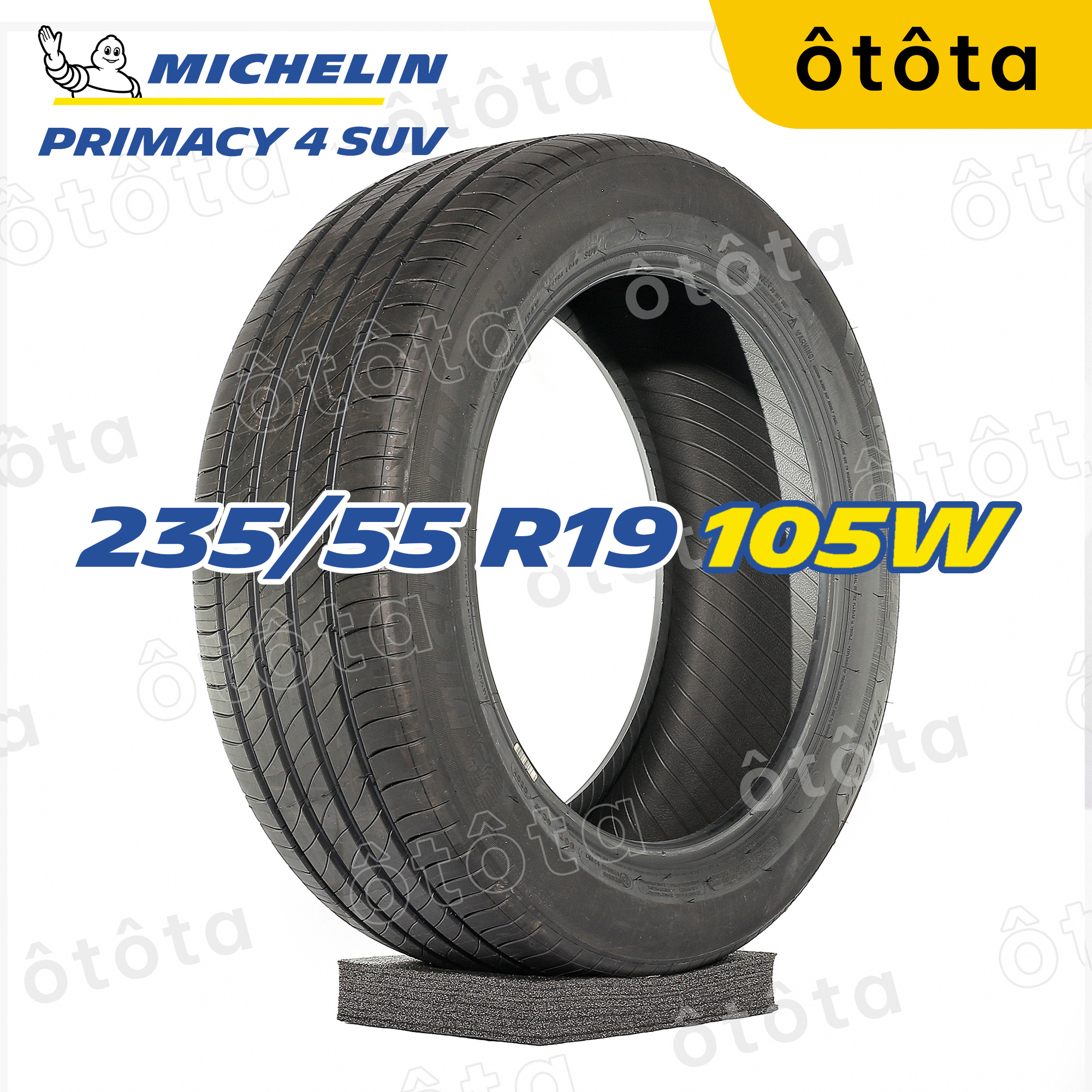 Lốp ô tô Michelin 235/55 R19 105W Primacy 4 SUV – Chính Hãng BH 6 năm (235/55R19, 235 55 R19) Giá 7,785,700 Đồng*Miễn phí vận chuyển