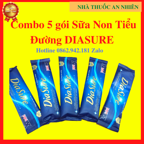 Sữa diasure - hộp giấy 850g - dinh dưỡng dành cho người tiểu đường - diasure - an001