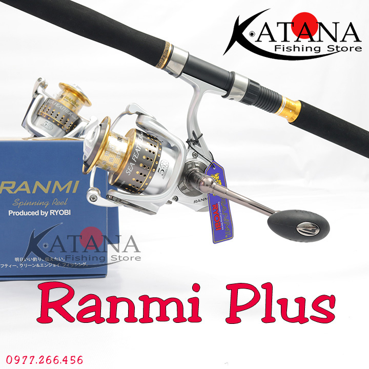 Máy câu ranmi plus nâng cấp tay quay rời vẫn cốt trợ lực và chống nước : 5000 6000 7000 8000