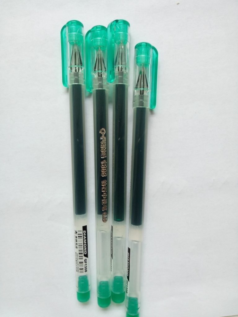 [HCM]Combo 12 cây bút gel QF-1308 xanh lá