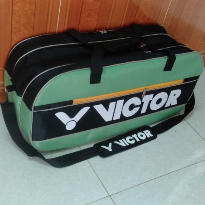 bao vợt cầu lông vuông 3 ngăn chính