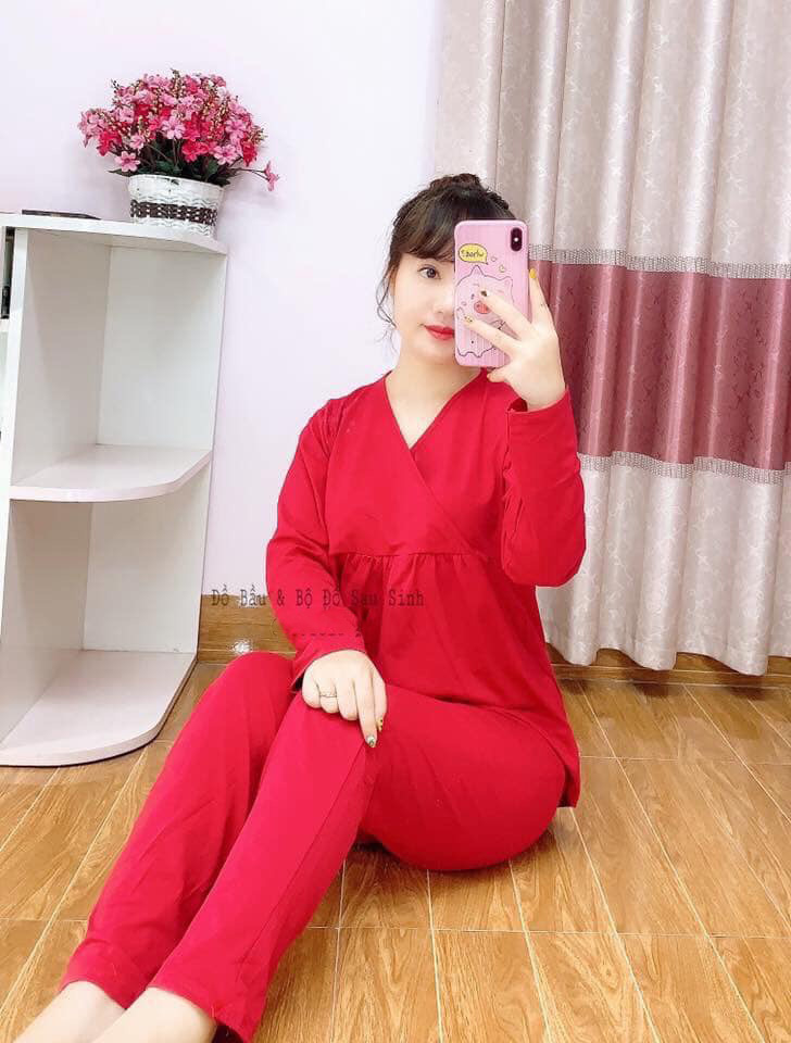 Quần áo bầu sau sinh cho con bú