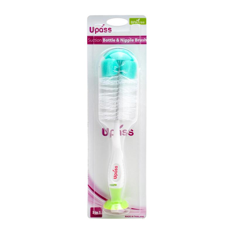 Bộ cọ rửa bình sữa núm ti không bpa upass up7004n
