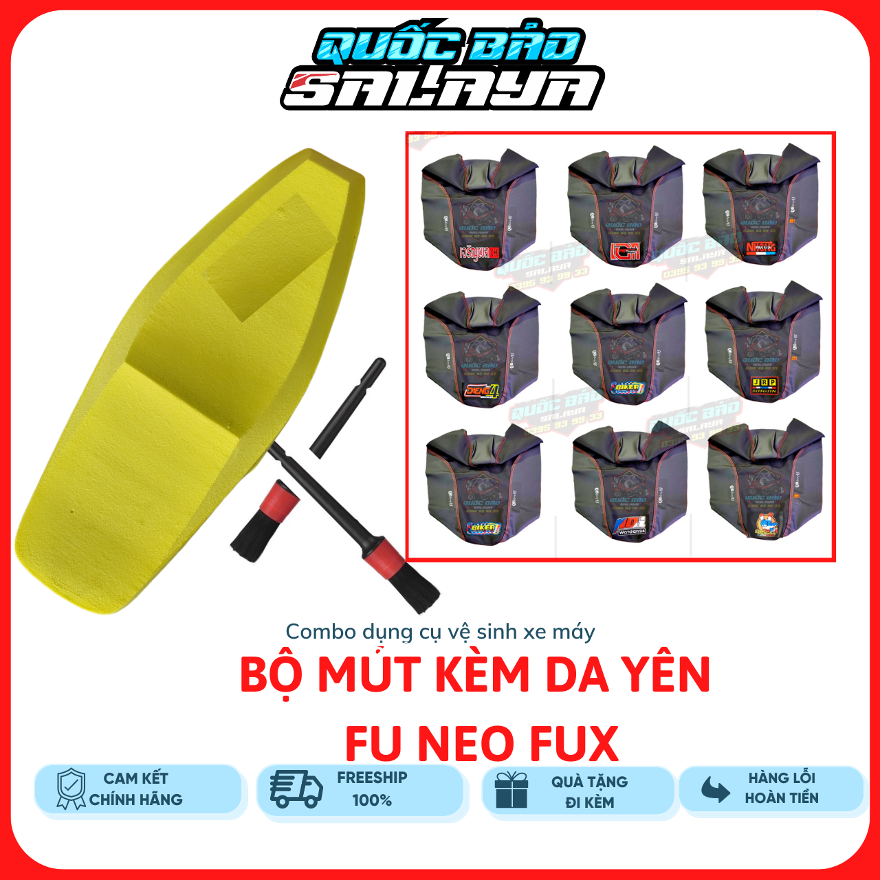 Yên gọt 2 tầng cho xe future x, future neo kèm da co giãn 4 chiều đa dạng kiểu lựa chọn